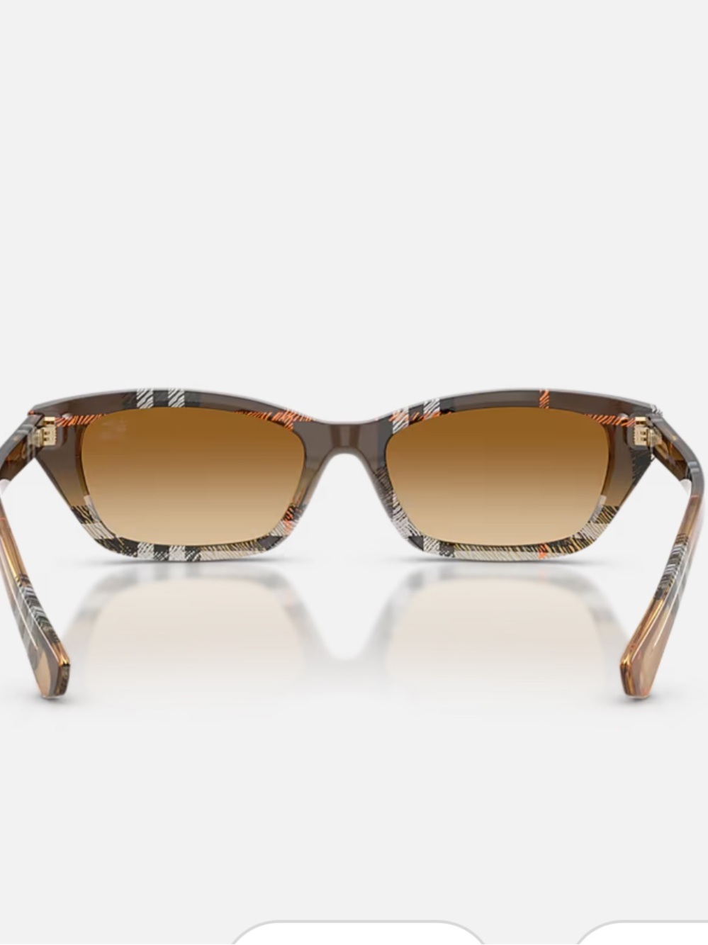 Burberry Tortoiseshell Cat-Eye Sunglasses with Brown Lenses New in Box - Picture 4 of 11